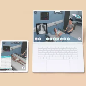 pediatric nursing care course on a virtual patient simulator on mobile devices